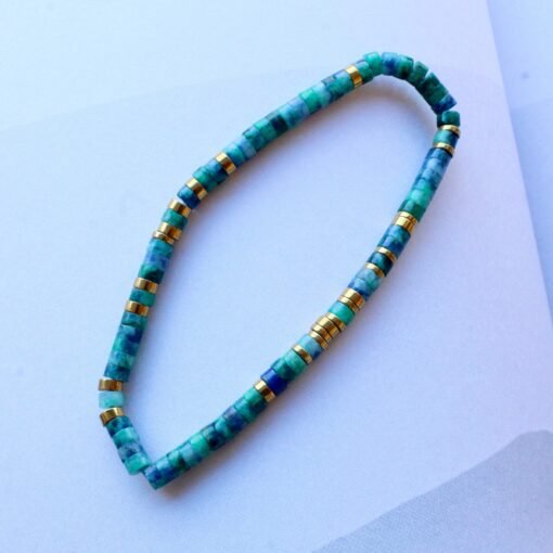 Natural Phoenix lapis Lazuli BraceletStacking bracelet| Zen-Balancing Calming Spiritual Protection-Healing Stone Meditation-Prayer bead - Image 7