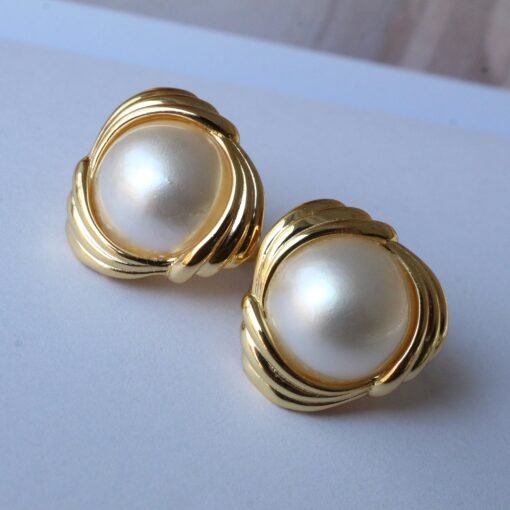 Natural Mabe Studs Earrings With s925 Silver|Dainty Studs Earrings|Statement Stud Earringsl|Perfect Anniversary Gift|Wedding Earrings - Image 7