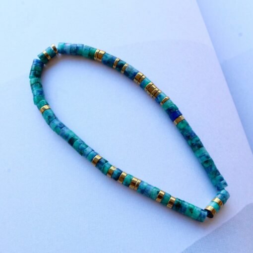 Natural Phoenix lapis Lazuli BraceletStacking bracelet| Zen-Balancing Calming Spiritual Protection-Healing Stone Meditation-Prayer bead - Image 8