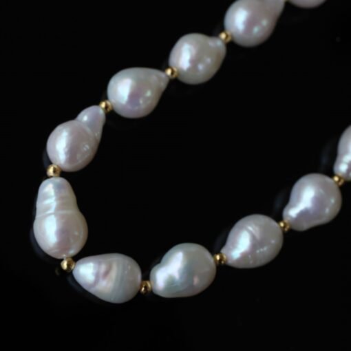 Unique Natural akoya Pearl Necklace|High Quality pearl bracelets|Everyday Minimalist pearl Necklace|Anniversary Gift|Perfect Gift For Her - Image 4