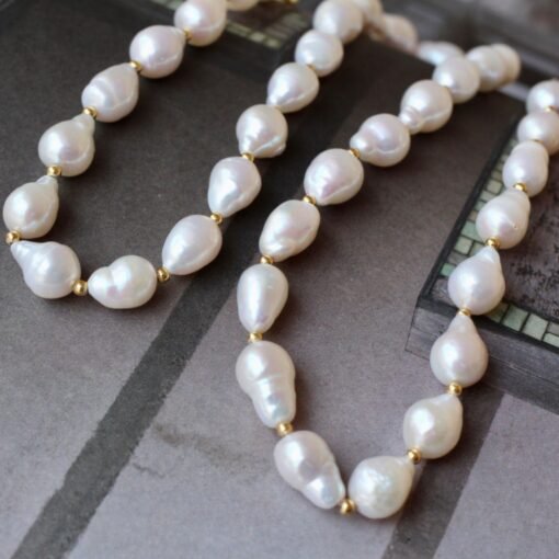 Unique Natural akoya Pearl Necklace|High Quality pearl bracelets|Everyday Minimalist pearl Necklace|Anniversary Gift|Perfect Gift For Her - Image 7