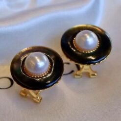Natural Pearl Studs Earrings 925 silver|Unique Pearl stud earrings|Vintage Pearl Studs Earrings|Antique Pearl Earrings|7mm