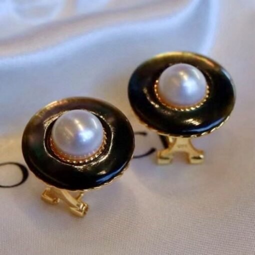 Natural Pearl Studs Earrings 925 silver|Unique Pearl stud earrings|Vintage Pearl Studs Earrings|Antique Pearl Earrings|7mm