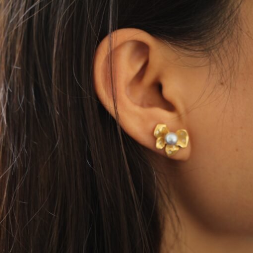 Natura Pearl Studs Earrings With s925 Silver|Real Pearl Jewelry|Dainty Pearl Studs Earrings|White Pearl Earrings|Perfect Anniversary Gift - Image 8