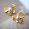 Natura Pearl Studs Earrings With s925 Silver|Real Pearl Jewelry|Dainty Pearl Studs Earrings|White Pearl Earrings|Perfect Anniversary Gift