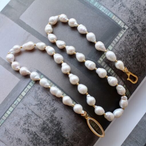Unique Natural akoya Pearl Necklace|High Quality pearl bracelets|Everyday Minimalist pearl Necklace|Anniversary Gift|Perfect Gift For Her - Image 8