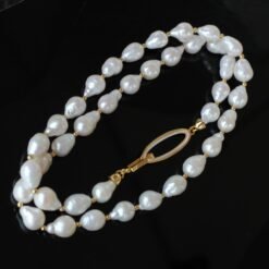 Unique Natural akoya Pearl Necklace|High Quality pearl bracelets|Everyday Minimalist pearl Necklace|Anniversary Gift|Perfect Gift For Her