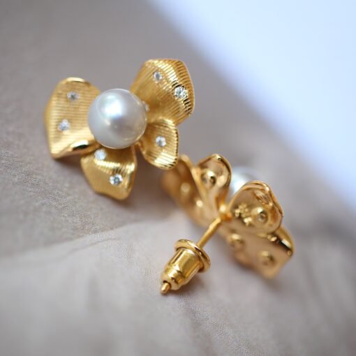 Natura Pearl Studs Earrings With s925 Silver|Real Pearl Jewelry|Dainty Pearl Studs Earrings|White Pearl Earrings|Perfect Anniversary Gift - Image 7