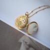 Natural Mather of Pearl Pendant Necklace Sterling Silver|Statement Minimalist Mother of Pearl Pendant|Unique handmade mother of perl jewelry