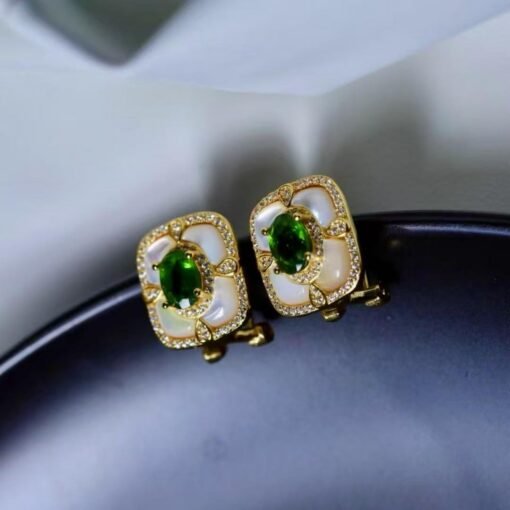 Unique White Fritillary With Silver Stud Earrings|Big Fritillary Earrings|Dainty Jewelry|Vintage Earrings|Perfect Gift For Her - Image 4