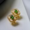 Unique White Fritillary With Silver Stud Earrings|Big Fritillary Earrings|Dainty Jewelry|Vintage Earrings|Perfect Gift For Her